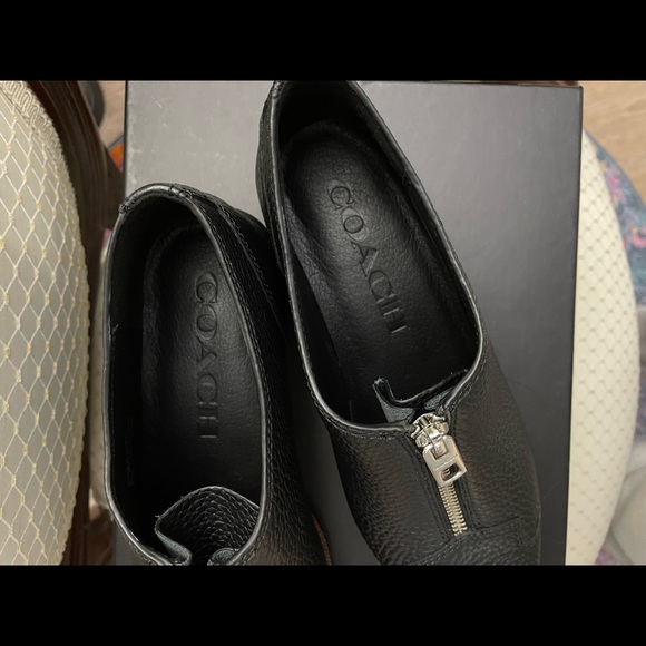 Coach Bandit Zip Pebble Booties Never Worn NWB - Picture 3 of 8